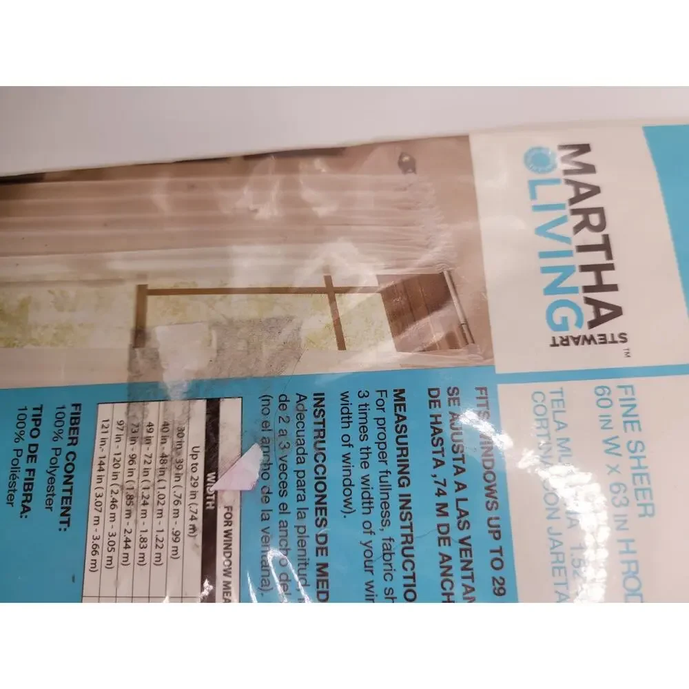 Martha STEWART sheer Panel